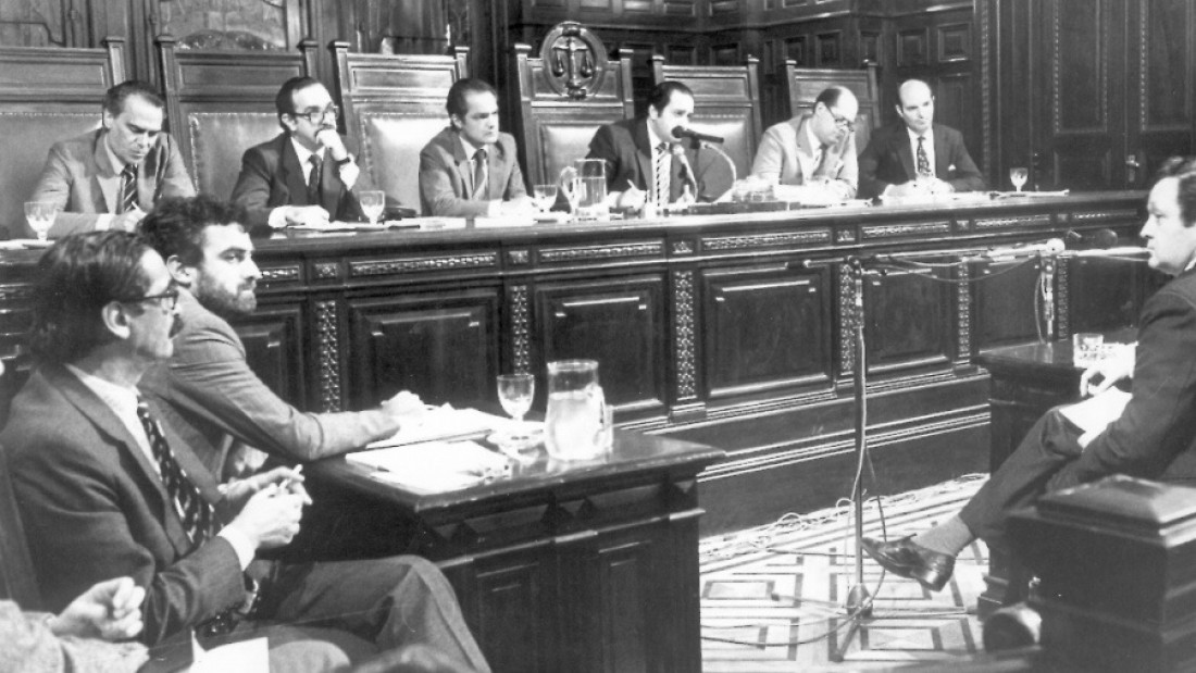 Inicio del Juicio a las Juntas (Buenos Aires, 22 de abril de 1985)
