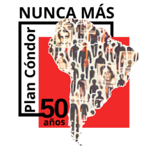 Logo por los 50 años del Plan Condor. Creado por plancondor.org