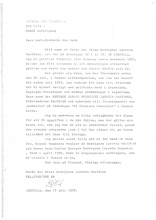Carta a Karl-Frederik von Seth de Maria del Pilar Rodriguez Larreta 