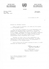 Carta de Robert Muller a Enrique Rodriguez Larreta 