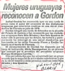 En carpeta Anibal Gordon: 9. Mujeres uruguayas reconocen a Gordon 