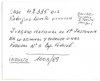 Tarjeta manuscrita Caso 42335 bis 